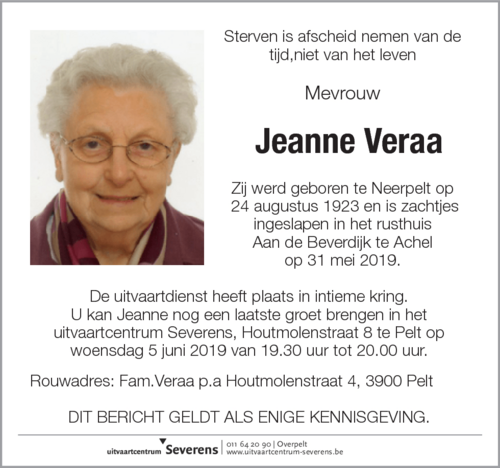 Jeanne Veraa