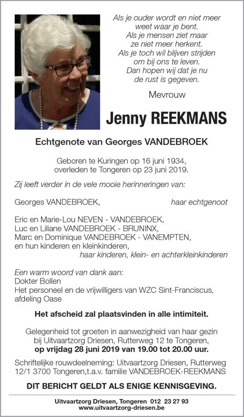 Jenny Reekmans