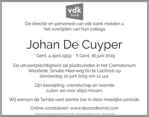Johan De Cuyper