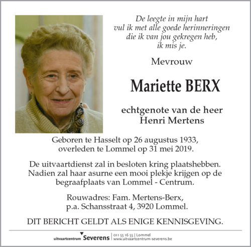 Mariette Berx