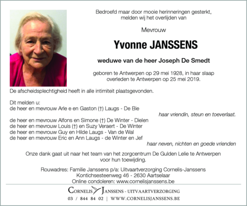 Yvonne Janssens