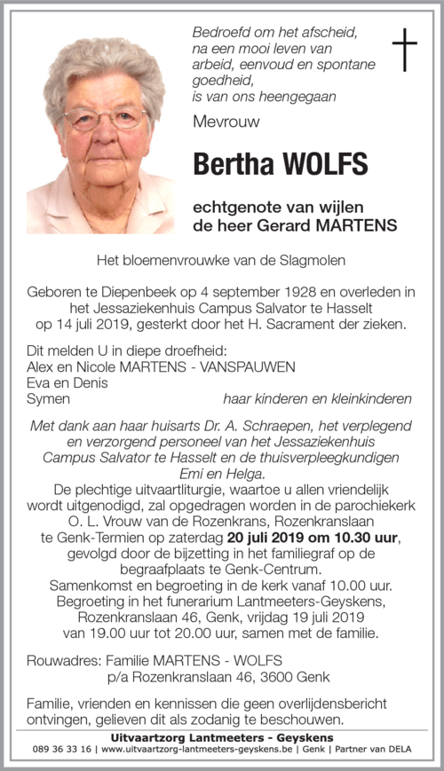 Bertha WOLFS