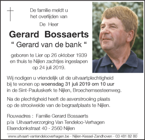 Gerard Bossaerts