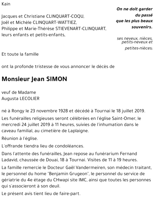 Jean SIMON