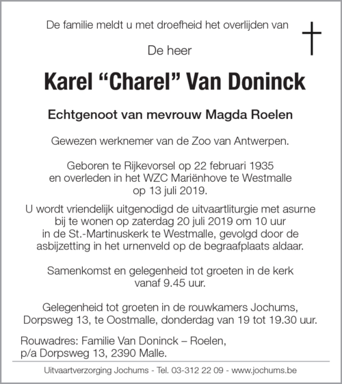 Karel Van Doninck