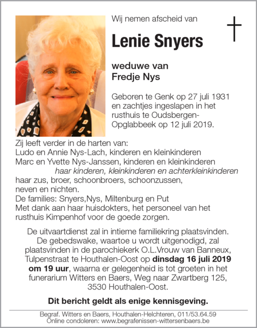 Lenie Snyers