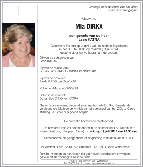 Maria DIRKX