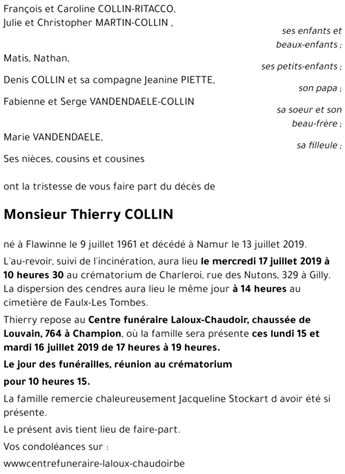 Thierry COLLIN