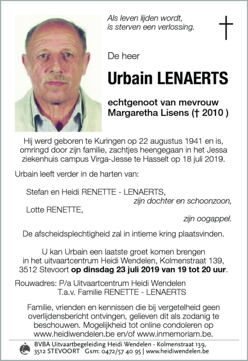 Urbain Lenaerts