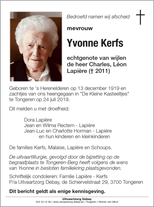 Yvonne Kerfs