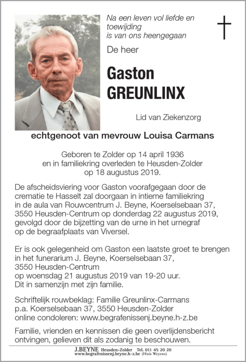 Gaston Greunlinx