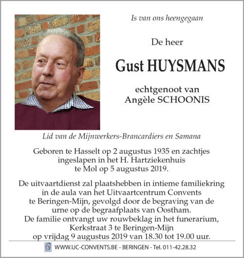 Gust Huysmans