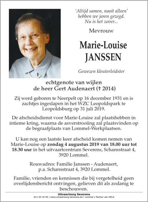 Marie-Louise Janssen