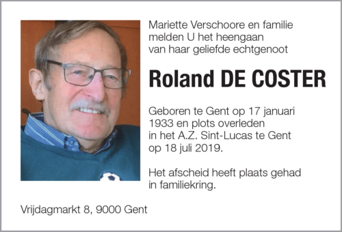 Roland De Coster