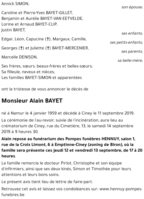 Alain BAYET