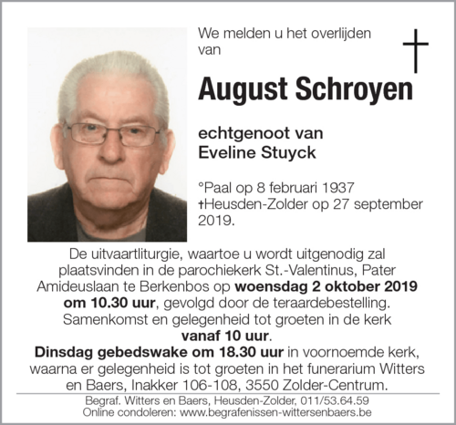 August Schroyen