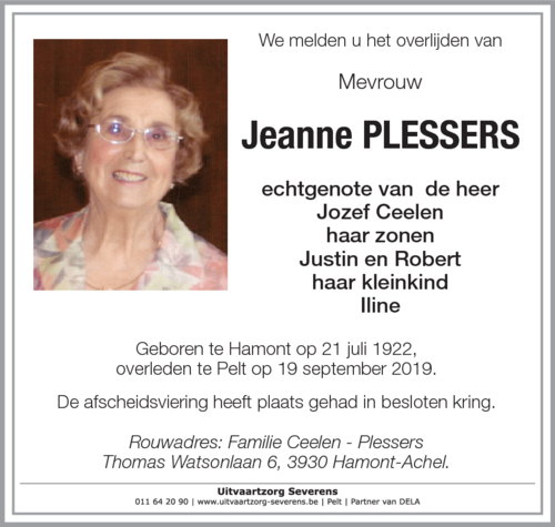 Jeanne Plessers
