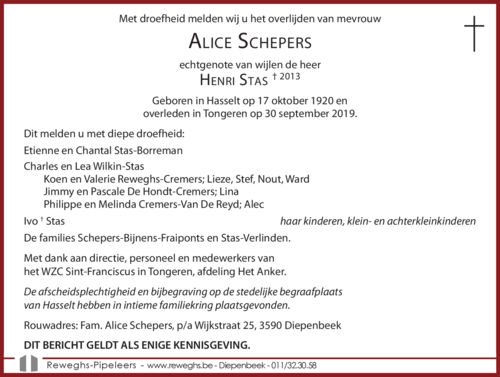 Alice Schepers