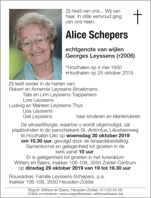 Alice Schepers