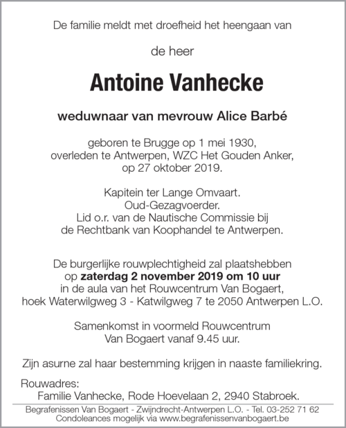 Antoine Vanhecke