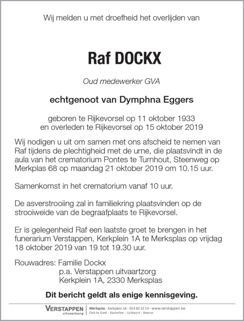 Raf Dockx