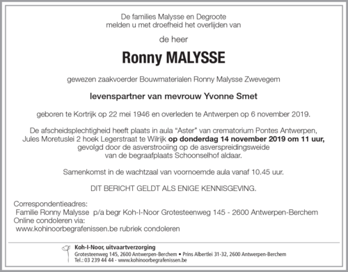 Ronny Malysse