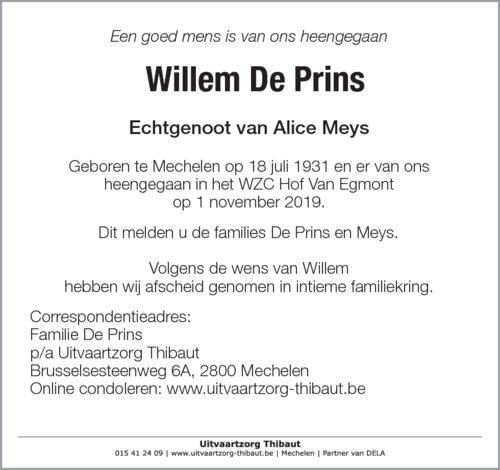 Willem De Prins