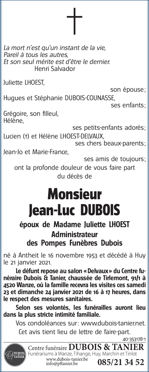 Jean-Luc DUBOIS