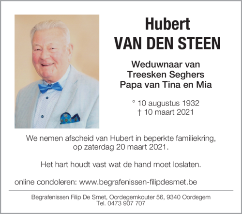 Hubert Van Den Steen