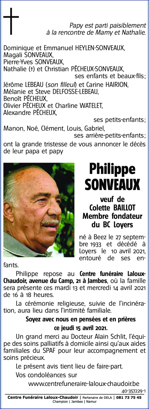 Philippe SONVEAUX