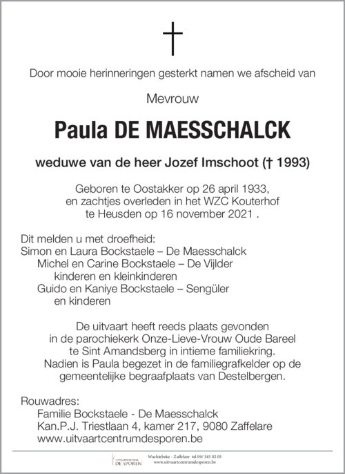 Paula De Maesschalck