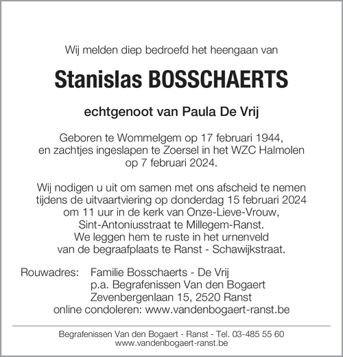 Stanislas Bosschaerts