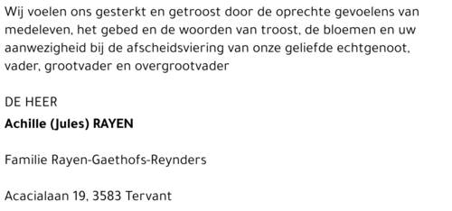 Achille (Jules) Rayen