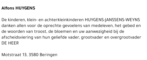 Alfons Huygens
