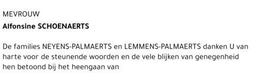 Alfonsine Schoenaerts