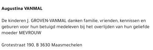Augustina Vanmal