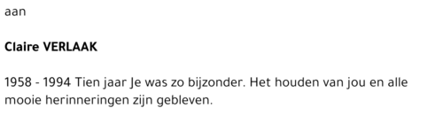 Claire Verlaak