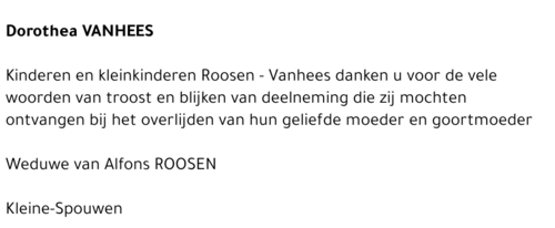 Dorothea Vanhees