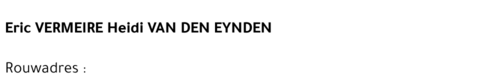 Eric en Heidi Vermeire