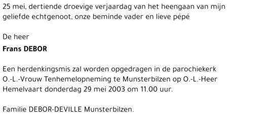 Frans DEBOR