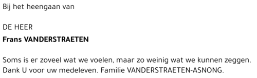 Frans Vanderstraeten