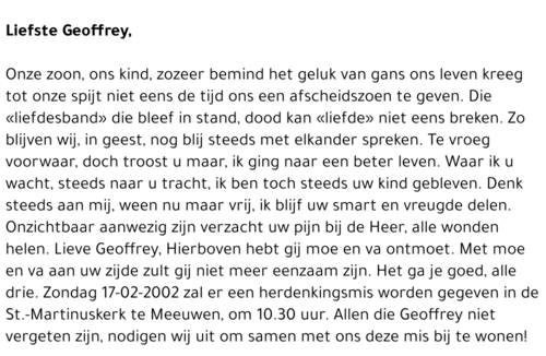 Geoffrey -