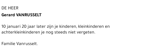 Gerard Vanrusselt