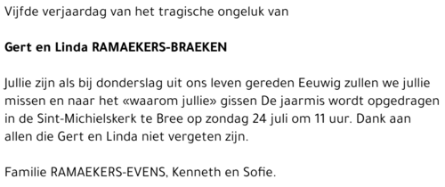 Gert en Linda Ramaekers-Braeken