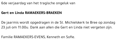 Gert en Linda Ramaekers-Braeken
