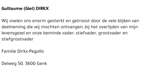 Guillaume (Giel) DIRKX