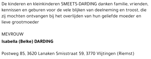 Isabella (Belke) Darding