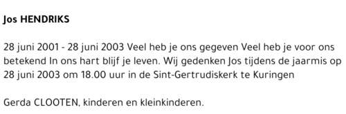 Jos HENDRIKS