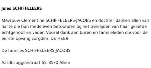 Jules Schiffeleers