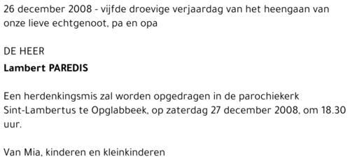 Lambert Paredis